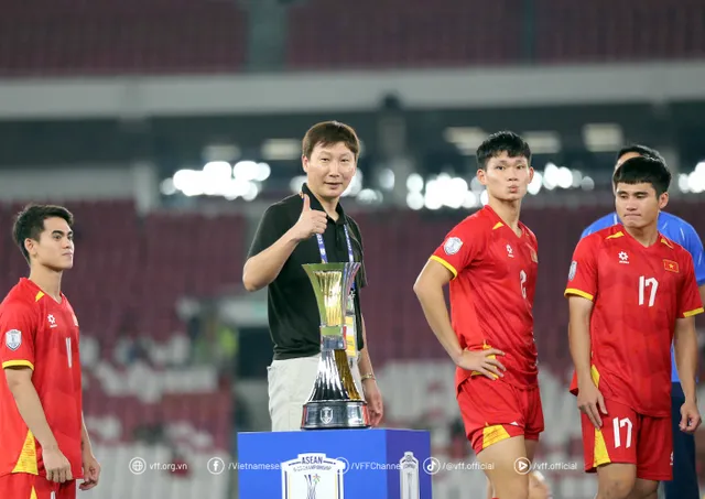 HLV Kim Sang Sik tự hào về tinh thần chiến đấu của các học trò- Ảnh 1.