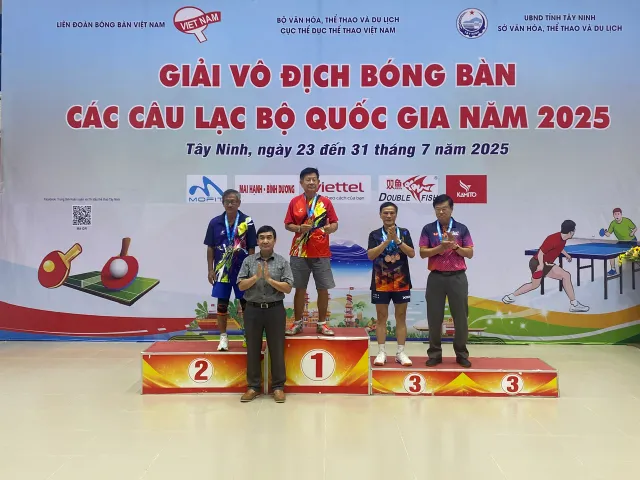 Giải Vô địch bóng bàn các câu lạc bộ quốc gia 2025: Khép lại với nhiều dấu ấn đẹp- Ảnh 4.