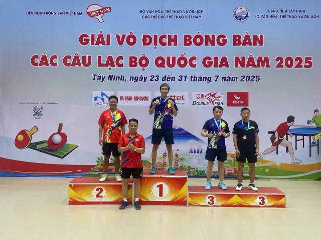 Giải Vô địch bóng bàn các câu lạc bộ quốc gia 2025: Khép lại với nhiều dấu ấn đẹp- Ảnh 5.
