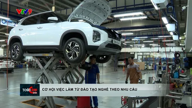 Cơ hội việc làm từ đào tạo nghề theo nhu cầu