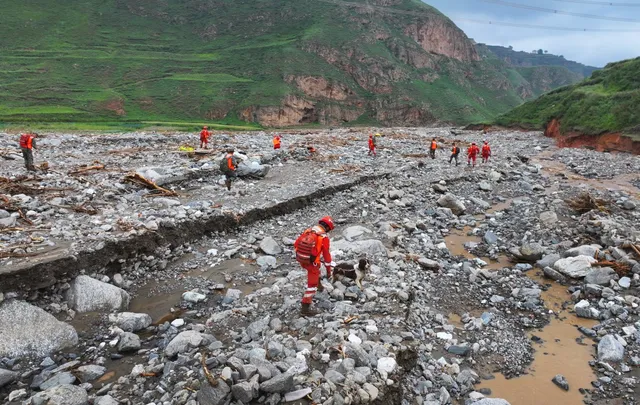 Trung Quốc nâng cấp ứng phó thảm họa địa chất tại Cam Túc- Ảnh 1. Trung Quốc nâng cấp ứng phó thảm họa địa chất tại Cam Túc- Ảnh 1.