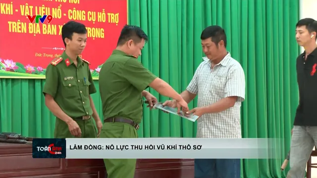 Lâm Đồng nỗ lực thu hồi vũ khí thô sơ