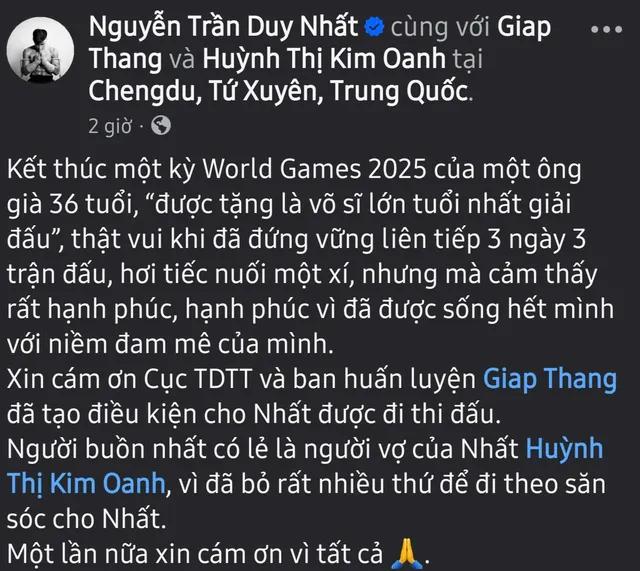 Nguyễn Trần Duy Nhất: "Ông già" 36 tuổi vẫn xỏ găng và hình mẫu truyền lửa cho thế hệ trẻ- Ảnh 4.