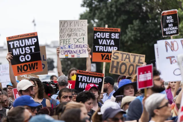 Tổng thống Trump tuyên bố điều động 800 binh sĩ Vệ binh Quốc gia tới thủ đô Washington- Ảnh 1. Tổng thống Trump tuyên bố điều động 800 binh sĩ Vệ binh Quốc gia tới thủ đô Washington- Ảnh 1.