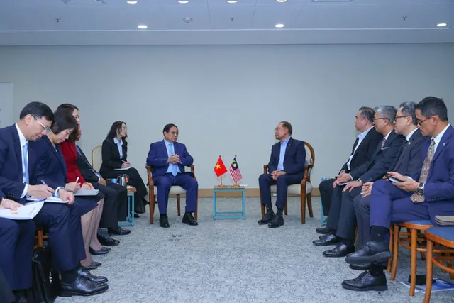 Vietnamese, Malaysian PMs have meeting on BRICS summit sidelines - Ảnh 1.