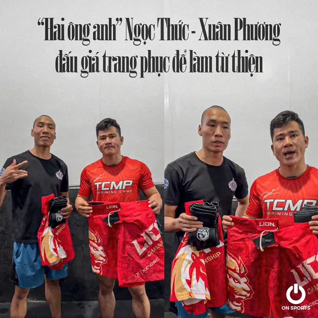Ngọc Thức - Xuân Phương có hành động nhân văn bên ngoài sàn đấu MMA- Ảnh 1.