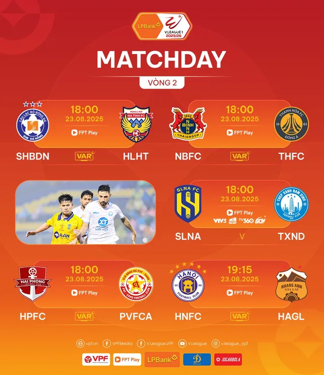 Lịch thi đấu & trực tiếp V.League hôm nay (23/8): Tâm điểm SLNA - TX Nam Định
- Ảnh 1.