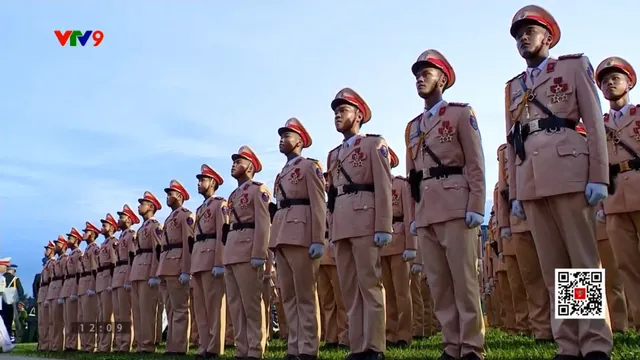 Khối Lực lượng vũ trang chuẩn bị cho tổng duyệt đại lễ A80