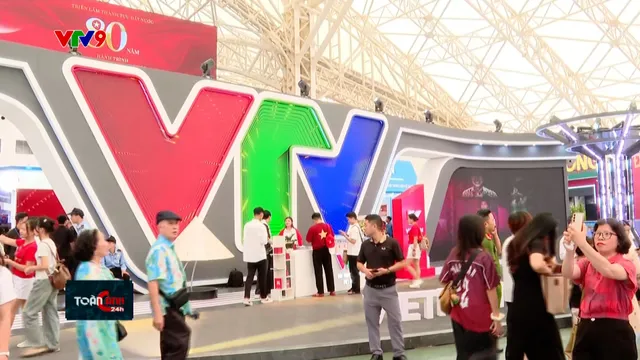 Ấn tượng VTV tại triển lãm thành tựu đất nước