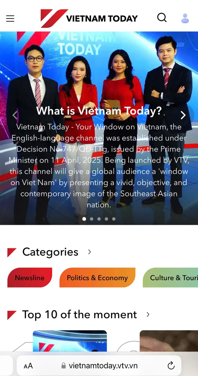 Chuyên trang Vietnam Today chính thức ra mắt - Ảnh 3.