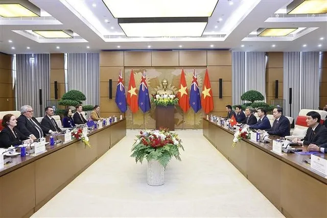 Vietnamese, New Zealand top legislators hold talks in Hanoi - Ảnh 1.