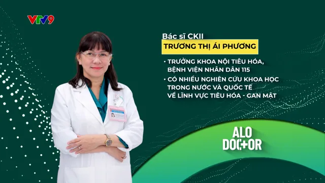 Alo Doctor cuối tuần (21/9/2025): Hội chứng ruột kích thích
