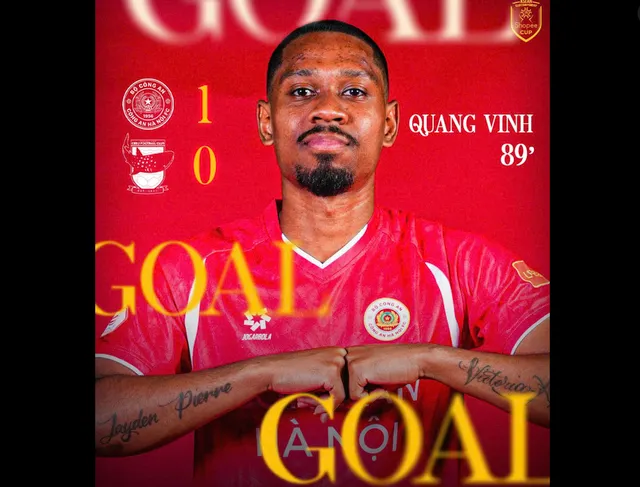 Cao Pendant Quang Vinh lập công, Công an Hà Nội thắng nhọc Dynamic Herb Cebu phút 89- Ảnh 1. Cao Pendant Quang Vinh lập công, Công an Hà Nội thắng nhọc Dynamic Herb Cebu phút 89- Ảnh 1.