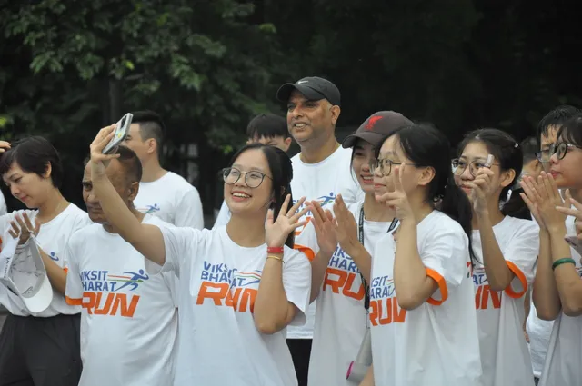 Giải chạy Viksit Bharat 2025 lan tỏa tinh thần đoàn kết và cống hiến- Ảnh 2.
