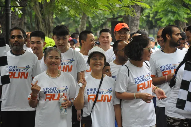 Giải chạy Viksit Bharat 2025 lan tỏa tinh thần đoàn kết và cống hiến- Ảnh 1.