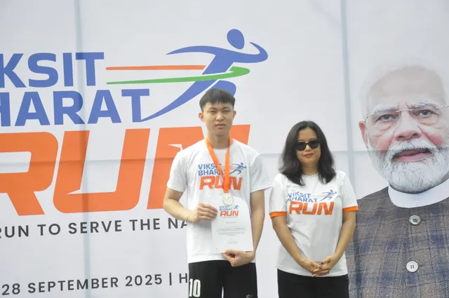 Giải chạy Viksit Bharat 2025 lan tỏa tinh thần đoàn kết và cống hiến- Ảnh 5.