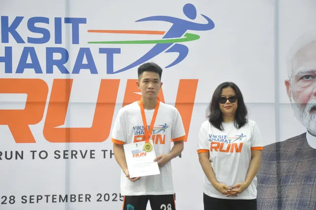 Giải chạy Viksit Bharat 2025 lan tỏa tinh thần đoàn kết và cống hiến- Ảnh 4.
