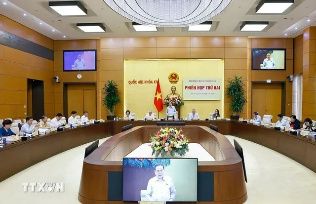 NA Chairman presides over National Election Councils second meeting - Ảnh 1.