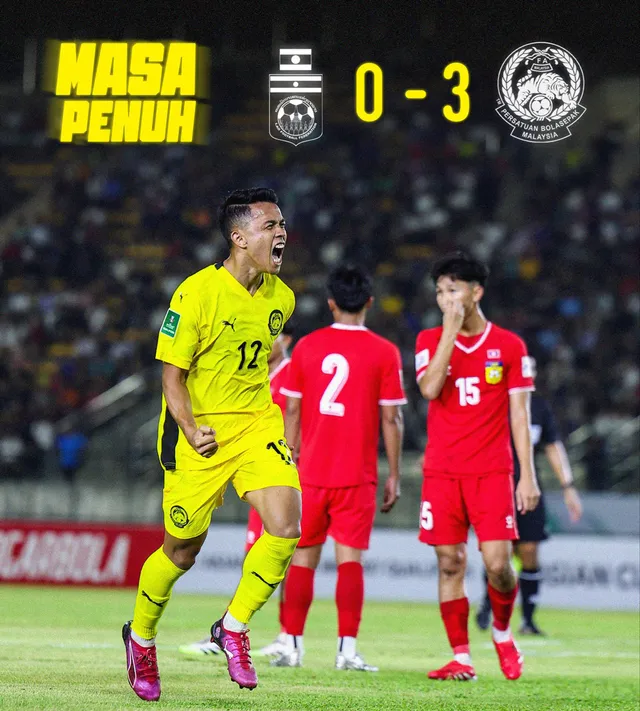 Malaysia đại thắng 3-0 trước Lào tại Vòng loại Asian Cup- Ảnh 2. Malaysia đại thắng 3-0 trước Lào tại Vòng loại Asian Cup- Ảnh 2.