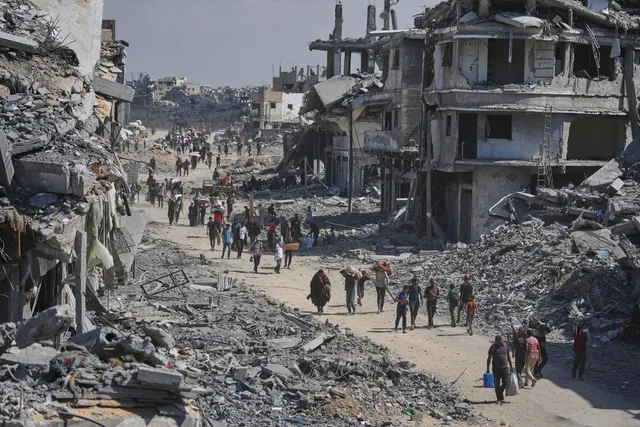 Lệnh ngừng bắn có hiệu lực tại Gaza- Ảnh 1. Lệnh ngừng bắn có hiệu lực tại Gaza- Ảnh 1.