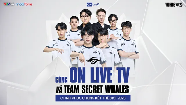 ON Live TV đồng hành cùng Team Secret Whales chinh phục Chung kết Thế giới- Ảnh 1. ON Live TV đồng hành cùng Team Secret Whales chinh phục Chung kết Thế giới- Ảnh 1.