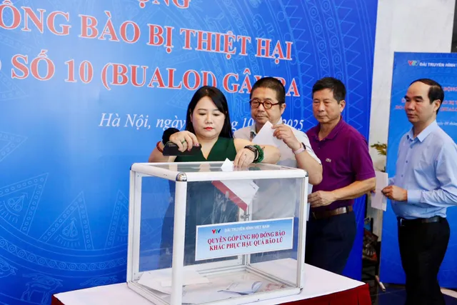 Vietnam Television Launches Fundraising Campaign to Support People Affected by Typhoon No. 10 - Ảnh 5.