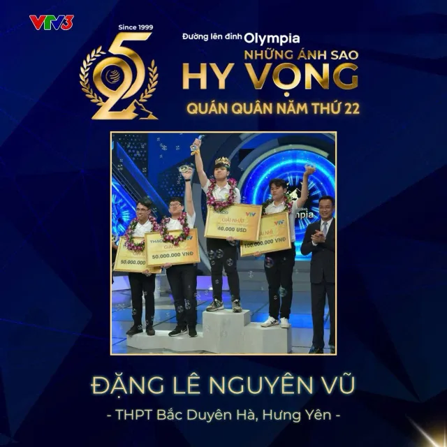 Spotlight on 24 Champions of Road to Olympia Mount - Ảnh 3.