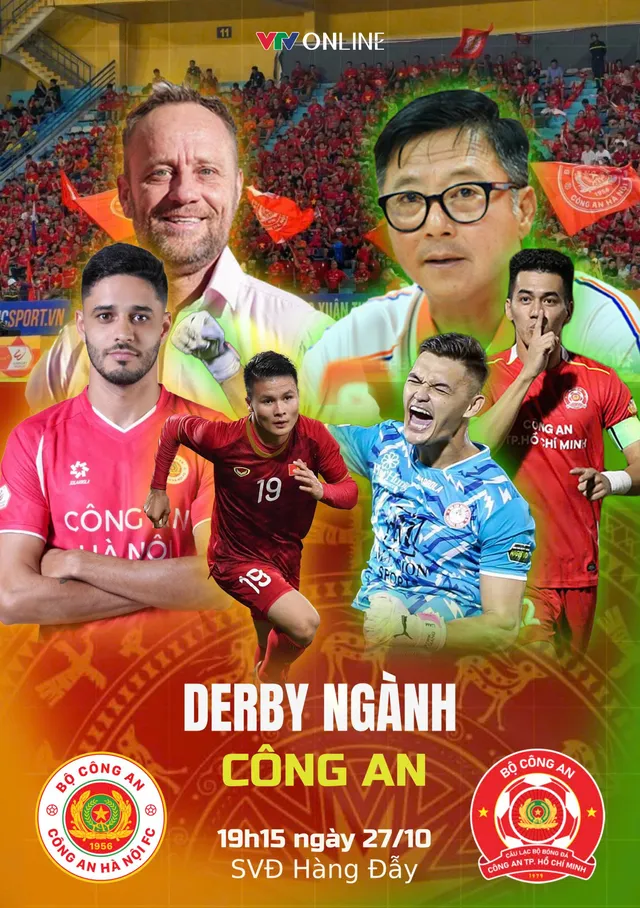 Vòng 8 V.League: Tâm điểm trận cầu Derby ngành Công an- Ảnh 1. Vòng 8 V.League: Tâm điểm trận cầu Derby ngành Công an- Ảnh 1.