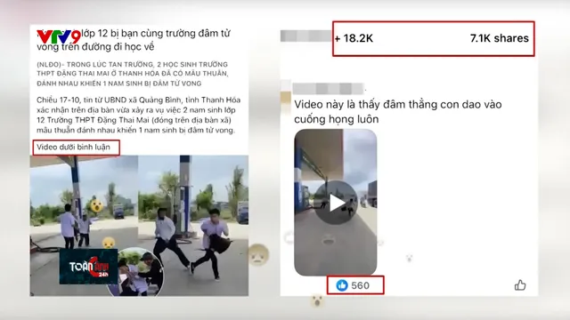 Hệ lụy từ những hình ảnh bạo lực tràn lan mạng xã hội