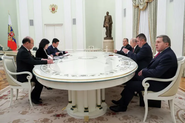 Ngoại trưởng Triều Tiên Choe Son Hui hội đàm với Tổng thống Nga Putin tại Moscow- Ảnh 1. Ngoại trưởng Triều Tiên Choe Son Hui hội đàm với Tổng thống Nga Putin tại Moscow- Ảnh 1.