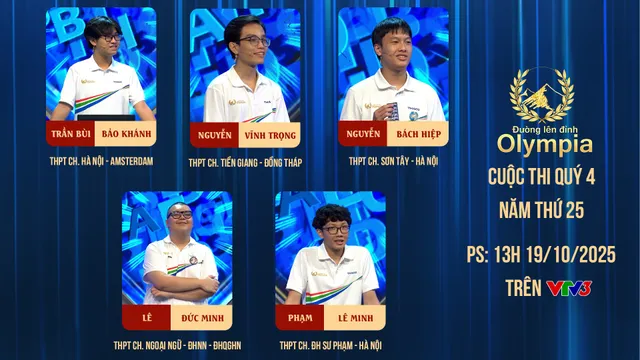 The Road to Olympia Mount: A Spectacular Breakthrough in Quarter 4 as Hanoi Schoolboy Secures a Spot in the Finals - Ảnh 1.