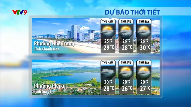 Dự báo thời tiết Sáng (30/10/2025)