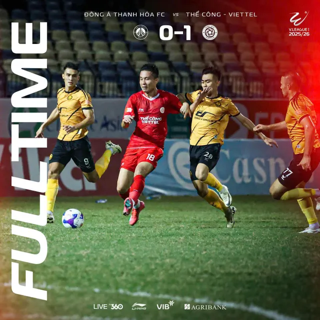 Đông Á Thanh Hóa gục ngã trước Thể Công - Viettel trong ngày HLV Popov tái ngộ đội bóng cũ- Ảnh 2. Đông Á Thanh Hóa gục ngã trước Thể Công - Viettel trong ngày HLV Popov tái ngộ đội bóng cũ- Ảnh 2.