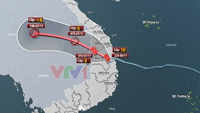 CẬP NHẬT: Bão số 13 đổ bộ đất liền các tỉnh Đắk Lắk - Gia Lai gây nhiều thiệt hại - Ảnh 1.