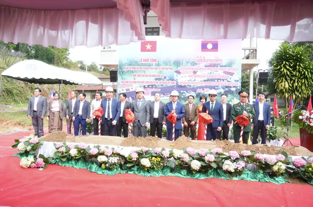 Ground was broken   for the Radio and Television    Construction Project in Houaphanh Province (Laos) - Ảnh 3.