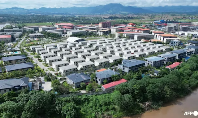 Myanmar phá hủy gần 150 tòa nhà trong khu phức hợp lừa đảo tại biên giới giáp Thái Lan- Ảnh 1.
