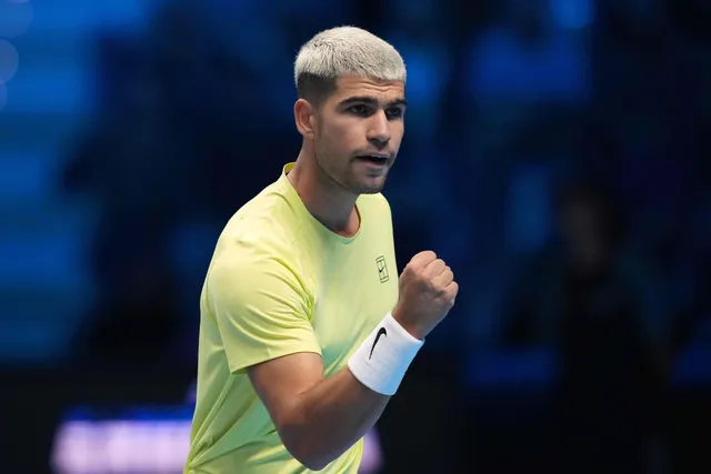 Alcaraz khởi đầu mạnh mẽ tại ATP Finals 2025- Ảnh 3. Alcaraz khởi đầu mạnh mẽ tại ATP Finals 2025- Ảnh 3.