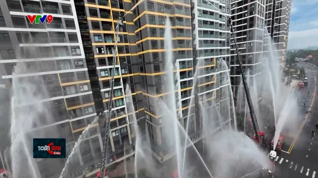 TP. Hồ Chí Minh: Diễn tập PCCC qui mô lớn nhất trong khu dân cư đông đúc