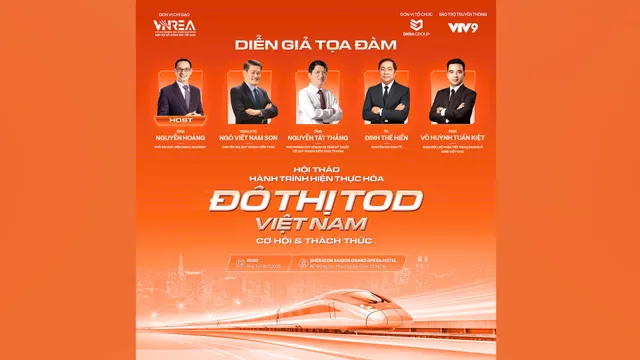 Trực tiếp Tọa đàm "Hành trình hiện thực hóa đô thị TOD Việt Nam: Cơ hội - thách thức"