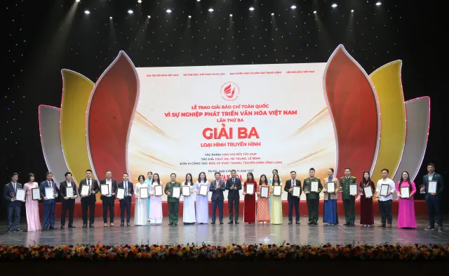 Vietnam Television Wins First Prize at the 2025 For the Cause of Vietnamese Cultural Development National Press Awards - Ảnh 2.