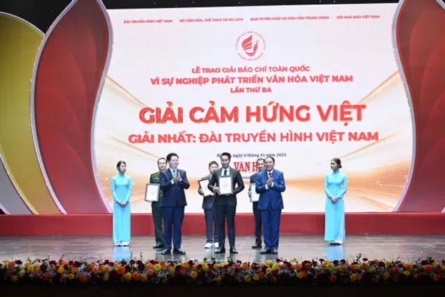 Vietnam Television Wins First Prize at the 2025 For the Cause of Vietnamese Cultural Development National Press Awards - Ảnh 3.