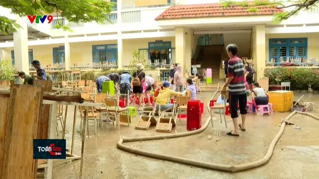 Tập trung giải pháp để không gián đoạn việc học sau lũ