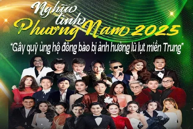 ĐÊM NHẠC THIỆN NGUYỆN “NGHĨA TÌNH PHƯƠNG NAM 2025” GÂY QUỸ ỦNG HỘ ĐỒNG BÀO MIỀN TRUNG