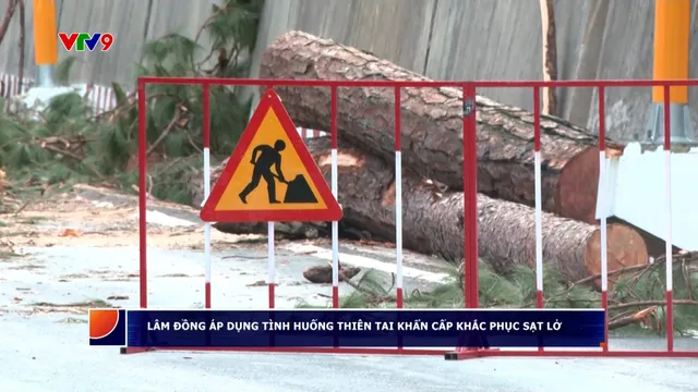 Lâm Đồng áp dụng tình huống thiên tai khẩn cấp để khắc phục sạt lở