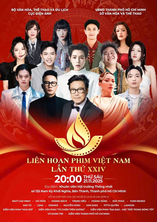 Opening Ceremony of the 24th Vietnam Film Festival  Live  on VTV2 - Ảnh 1.