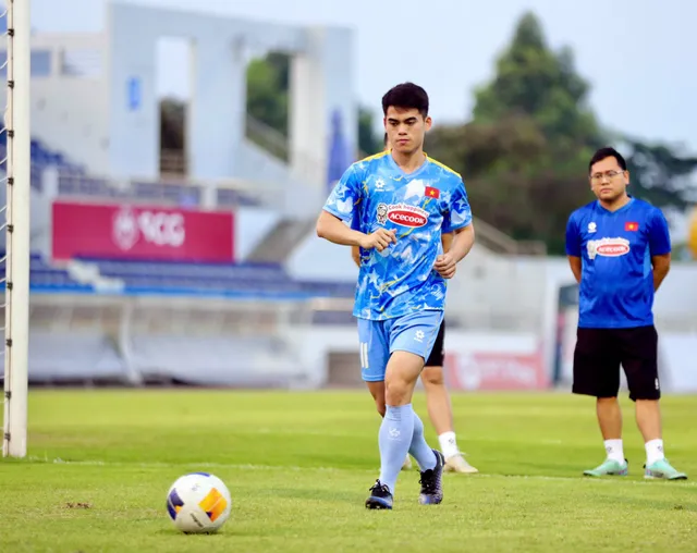 U22 Việt Nam có đội trưởng mới tại SEA Games 33- Ảnh 1. U22 Việt Nam có đội trưởng mới tại SEA Games 33- Ảnh 1.