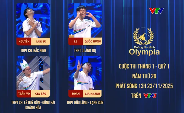 Road to Olympia Mount: Student from Khanh Hoa wins the first quarterly ticket of Season 26 - Ảnh 1.