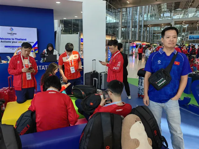 Đoàn Thể thao Việt Nam tới Thái Lan, sẵn sàng chinh phục SEA Games 33- Ảnh 5. Đoàn Thể thao Việt Nam tới Thái Lan, sẵn sàng chinh phục SEA Games 33- Ảnh 5.