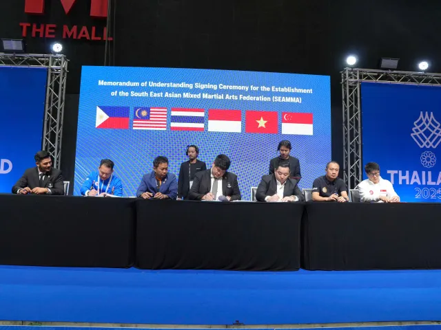 MMA Việt Nam khẳng định vị thế sau chiến tích tại SEA Games 33- Ảnh 1. MMA Việt Nam khẳng định vị thế sau chiến tích tại SEA Games 33- Ảnh 1.