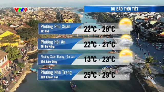 Dự báo thời tiết (12/12/2025)